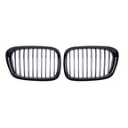 Pulleco For BMW E39 5 Series 525 528 Gloss Black Grille Car Front Hood Grill Kidney Grilles Racing Grill 99-03 Auto Accessories