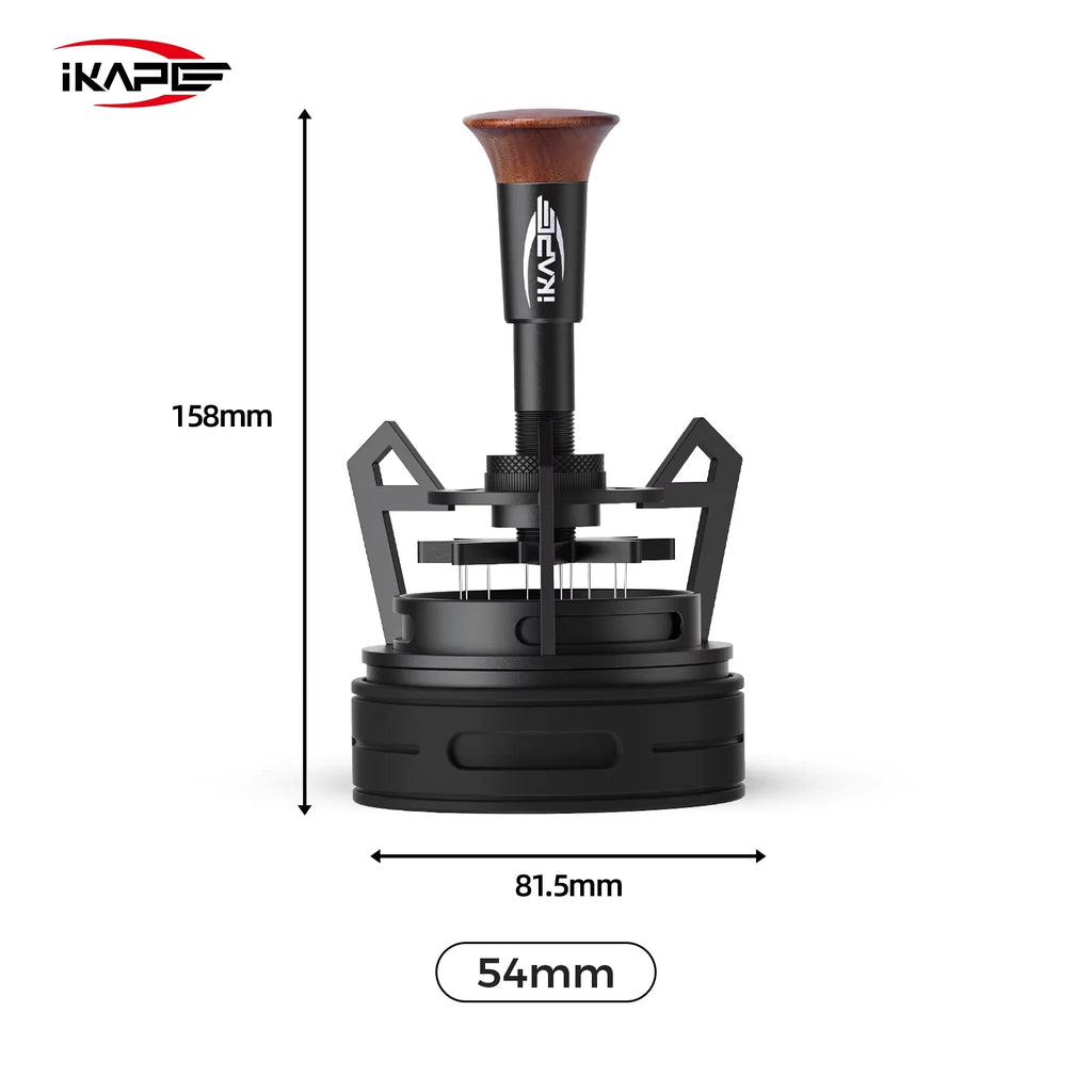 IKAPE V3 Espresso Rotary WDT,Coffee Stirrer with Dosing Funnel & Stand,Espresso Stirrer Distribution Tool for Barista