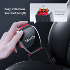 Car Seat Belt Buckle Plug Auto Safety Strap Extension Accessories interior For BYD Tang F3 E6 Atto Yuan Plus Song Max G3