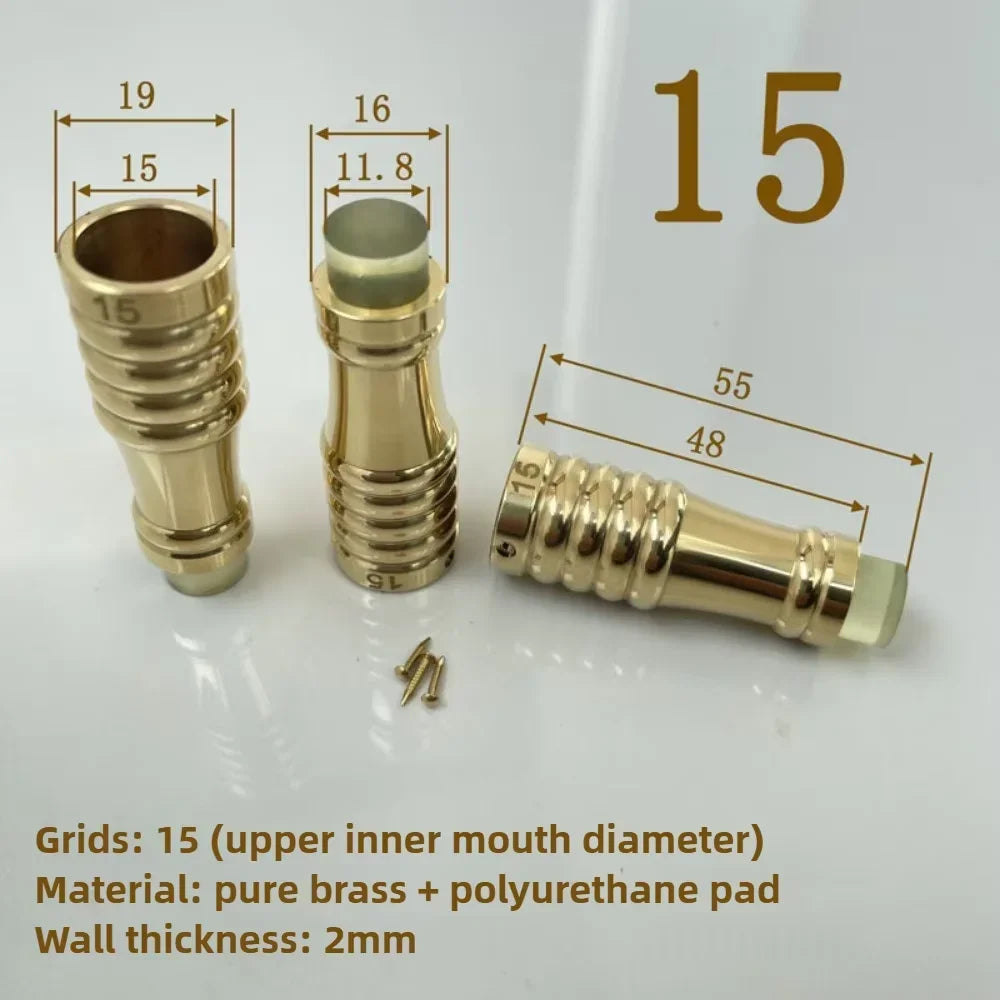 1PCS Brass Cane Crutch Tip with Anti-Skid 12mm-26mm for Hiking Pole Chair Leg Feet Replacement