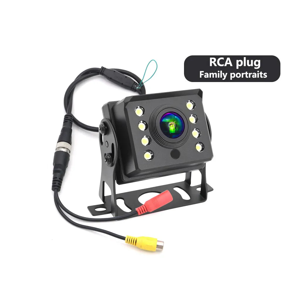 AHD 1080P Truck Rear View Camera for Bus Paking Car 12-24V 8 Led HD Night Vision Waterproof Bus Reversing Camera For Monitor