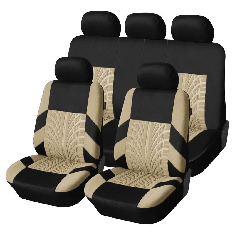 Brand Embroidery Car Seat Covers Set Car Organizer Universal For golf 4 For Citroen C4 For izh 2126 For Hyundai Ai 20 For Honda
