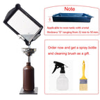 3D Printer Resin Recycle Funnel Stand Resin Vat Holder Resin Tank Stand Funnel Holder Easy to Pour Liquid to Bottle Easy Clean R