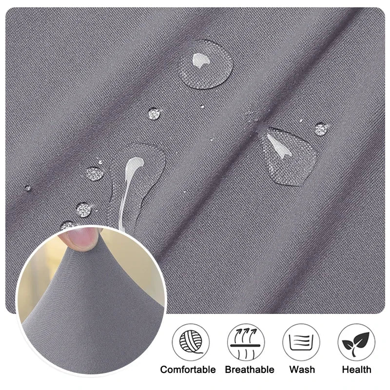 Stretch Spandex Tub Chair Cover Water Repellent Elastic Club Sofa Covers Solid Color Relax Single Armchair Slipcover Bar Counter