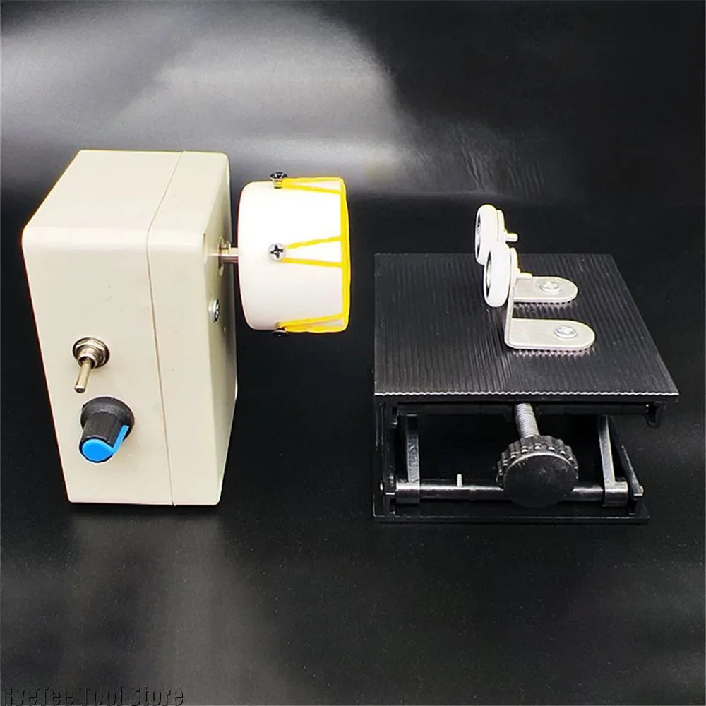 Epoxy Resin Gluing Machine DIY Adjustable 0-50RPM Wire Wrapping Machine Fishing Rod Winding Equipment