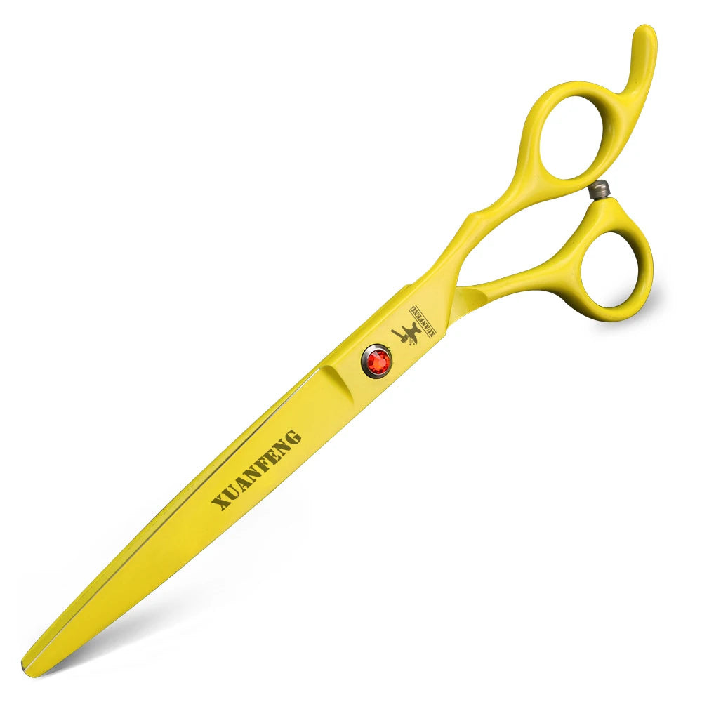 7-inch hair scissors 6cr13 steel hairdresser cutting scissors and thinning scissors or pet scissors