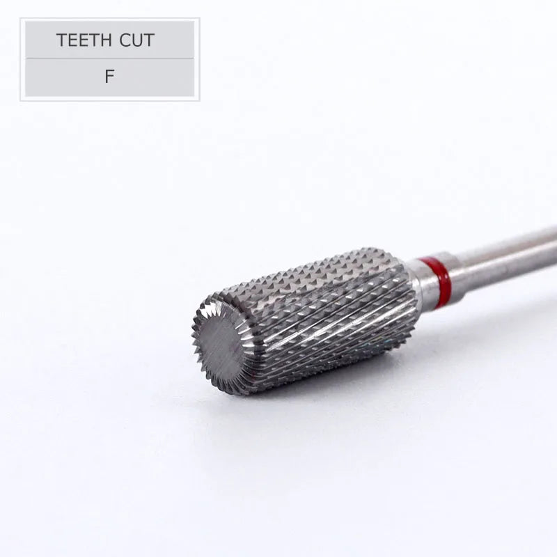 HYTOOS Barrel Nail Drill Bits 3/32 Carbide Burr Dust Proof Bit Milling Cutter For Manicure Electric Drill Nails Accessorie Tool