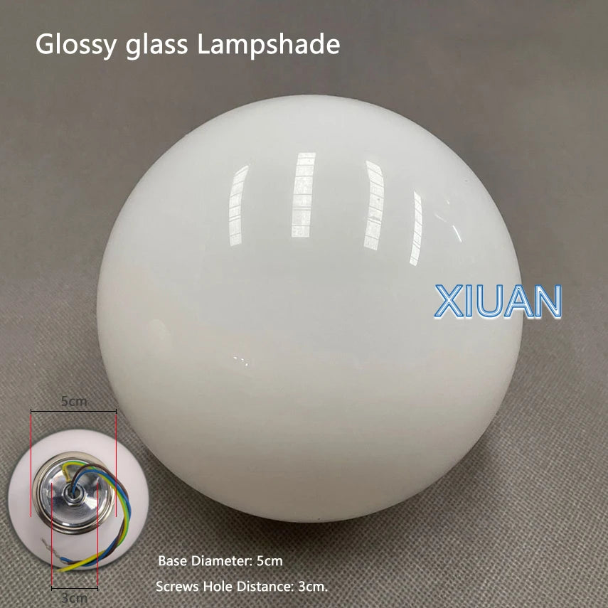 Glossy Glass / Dia 12cm / White Light
