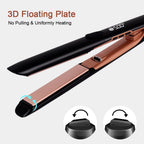 500°F Hair Straightener and Curler Plasma Hair Flat Irons 260°C Ceramic Coating Plate Professional Salon Styling Tools