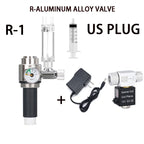 ZRDR Fish Tank CO2 Generator Steel Cylinder Single/Double Gauge Valve Electromagnetic Valve Fish Tank CO2 Generator Accessories