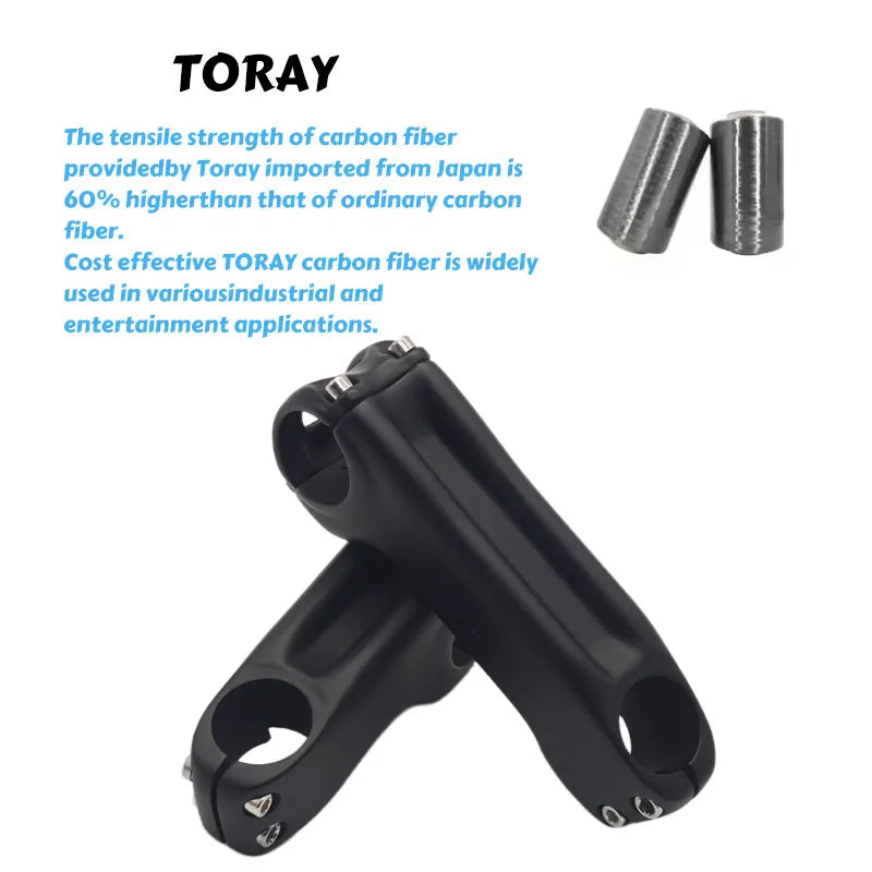 bike Carbon stem -17°-10° Degree mountain road bike full carbon inner stem 60MM-120MM fork 28.6mm bicycle handlebar 31.8mm