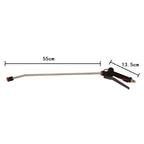1PC Spray Gun Lance Foam Lance with Stainless Steel Nozzle and barb fitting for Compressed Air Foam Generator