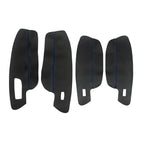 Soft Leather Armrest Cover For VW Golf 7 2014 2015 2016 2017 2018 4pcs Car Door Panel Armrest Cover Sticker Trim Interior Parts