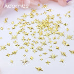 180 pcs/box Shooting Star Metal Rivets Nail Art Accessories 3D Awn Star Rhinestones For Nail Charms Jewelry Nail Art DIY Crafts
