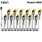 Warm white 12 in 1 / US plug