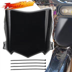 Motorcycle Front Number Plate for Surron Light Bee X/S, Talaria Sting, Stark Varg MX - White/Black