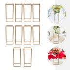 10PCS Flower Stand 80cm/31.49inch Metal Wedding Column Stand Road Floor Vases for Party Birthday Events Home Decor