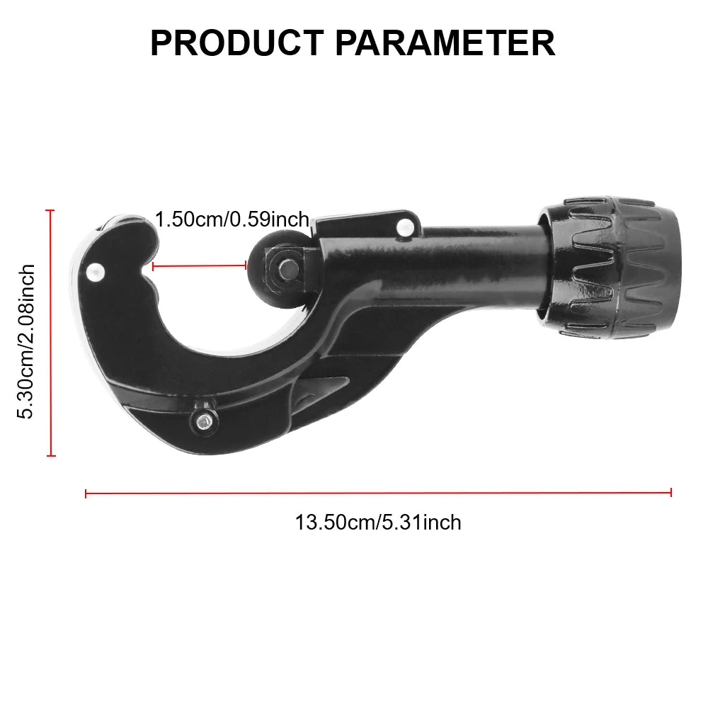 Bearing-type Pipe Cutter with Deburring Tool Pipe Cutter 3-35mm for Copper Stainless Steel Hose Water Pipe Cutting
