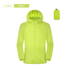 JNLN Camping Rain Jacket Men Women Waterproof Sun Protection Clothing Fishing Hunting Clothes Quick Dry Windbreaker With Pocket