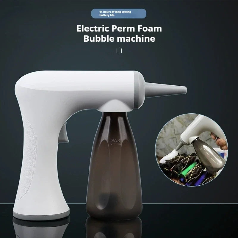 Electric Perm Foam Bubble Device Cold Hot Perm Hairdressing Styling Tool Hairdresser Salon Rechargable Perming Foaming Machine