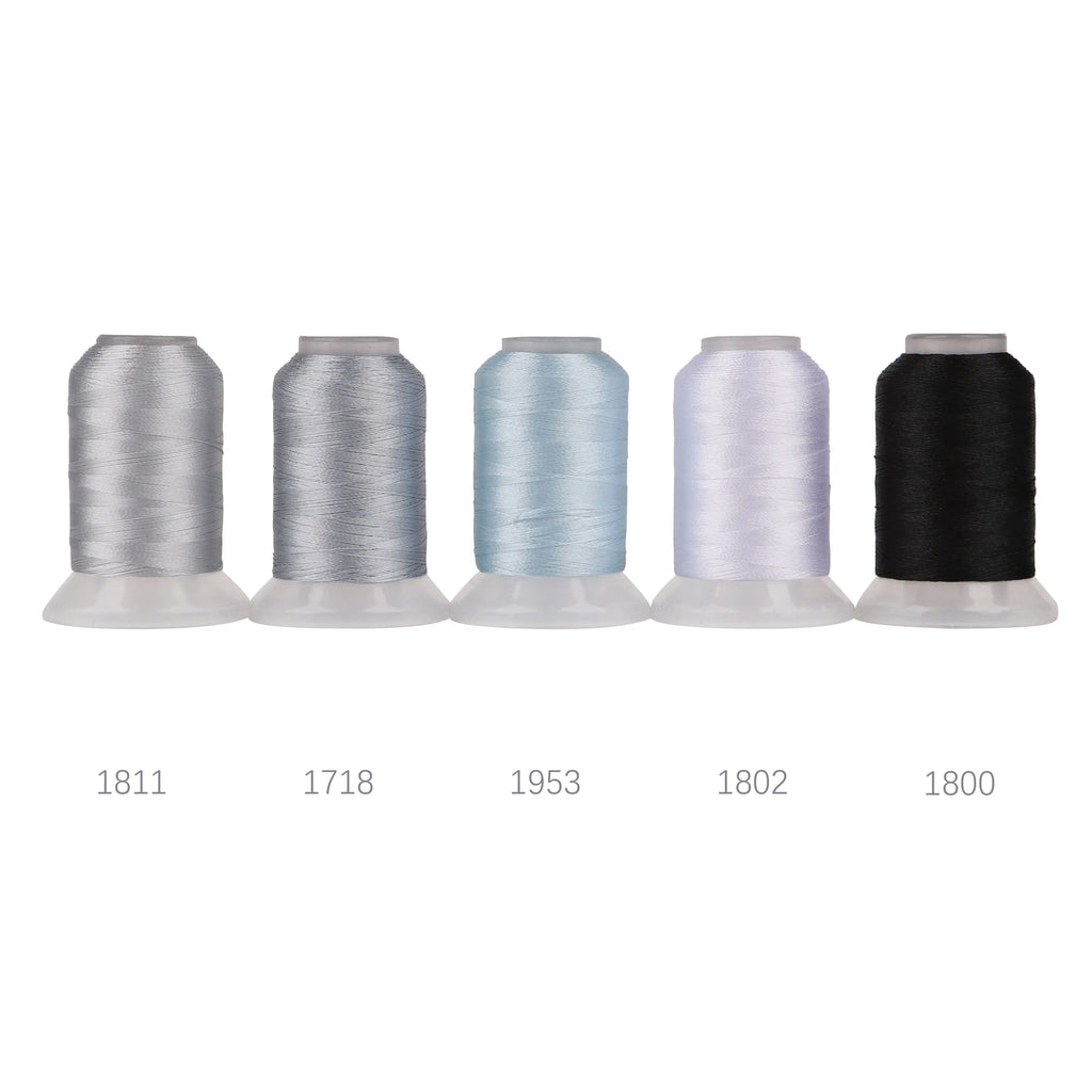 80 New Madeira Colors Set Premium 40WT Polyester Embroidery Thread 500M Each Spool Brother Babylock Janome Singer Home Machines