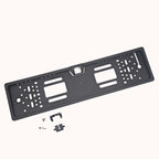 4/8/12LED European License Plate Rearview Camera Frame Reverse Backup Camera Night Vision for Truck Car SUV, Camper Pickup