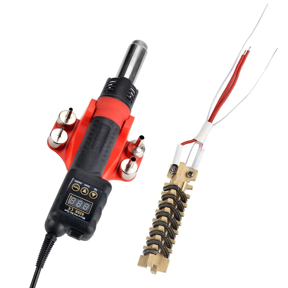 JCD 750W Micro Heat Gun Rework Soldering Air Station LCD Digital Hair Dryer 220V 110V For BGA SMD Hot Air Soldering Tools 8208