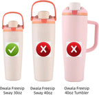 Replacement Lid Compatible Accessory with Owala FreeSip Sway 30oz Water Bottles,Caps with Carry Handle, Easy-Open Button