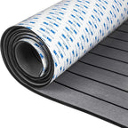 2400*450mm EVA Foam Boat Flooring Adhesive Backing Marine Self-Adhesive Decking Faux Teak Sheet Jon Swim Platform Helm Pad RV