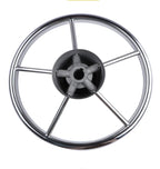 Boat Accessories  Steering Wheel With knob Stainless Steel 5 Spoke 25 Degree 11'' For Marine Yacht