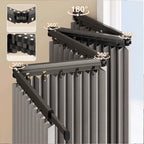 Foldable Shower Curtain Rod Set Invisible Bathroom Partition Waterproof High-End Dry Wet Separation Eye Protection Included