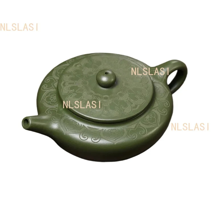 170ml Antique Yixing Purple Clay Teapot Raw Ore Green Mud Filter Tea Infuser Handmade Beauty Tea Pot Chinese Zisha Teaware