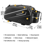 MTB Camel Bag Foldable Rear Seat Storage E-Bike Compatible Waterproof Cycling Equipment Quick Release Design Cycling Accessories