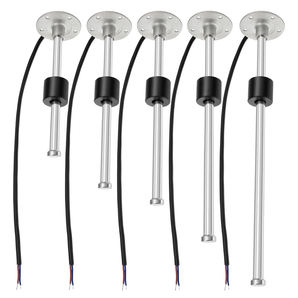 0-190 Ohm Water Level Sensor 52mm Water Level Gauge with 7 Color LED Water Tank Meter Indicator Petrol Boat Car 12V24V Custom