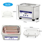 Ultrasonic Cleaner Ultrasound Glasses Jewelry Cleaner 40KHZ High Frequency Ultrasonic Washing Bath for Glasses Jewelry Cleaning