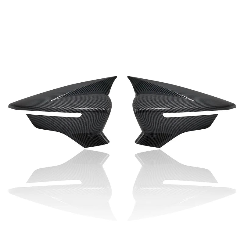 2pcs Car Side Door Rear View Mirror Cover Cap Add on For SEAT Leon MK3 5F ST FR Cupra Ibiza Mk5 Arona KJ7 2017-2020