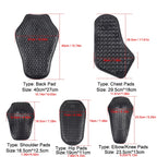 Motorcycle Armor CE certified Jacket Insert Back Protector Thicken High elasticity Rider Armor Back Spine Protective Pad