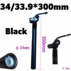 Electric Folding Bicycle E-Bike Shock Absorber Seatpost 25.4mm 27.2mm 28.6mm 31.8mm 33.9mm 34mm 300mm 350mm Bike Shocks SeatPost