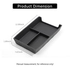 for BYD Sealion 7 2024 2025 Center Console Lower Storage Box Car Storage Tray TPE Organizers Tidying Interior Accessories
