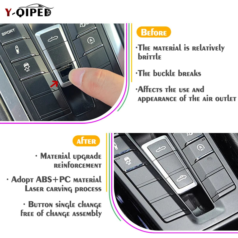 For Porsche 981 Boxster 718 982 991.1 991.2 Convertible Close Button Soft Top Console Operating Combination Switch Assembly