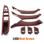 LHD RHD Beige Black Brown Oyster Car Interior Door Armrest Inside Pull Handle Set For BMW 5 Series F10 F11 523i 525i 528i 530i
