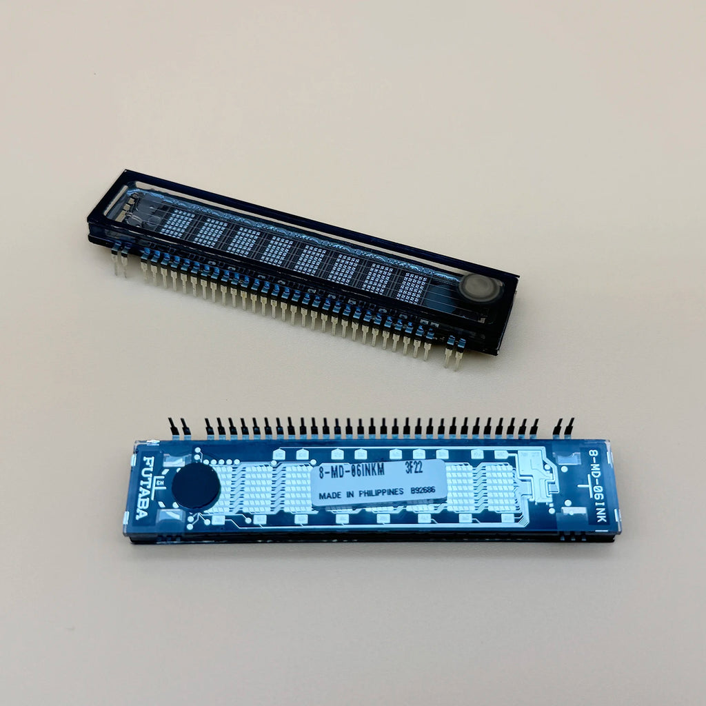 8 Bit 16-Bit Dot Matrix Board VFD Module Screen Graphical Lattice for Arduino C51 STM32 Microcontroller VFD Fluorescent Display