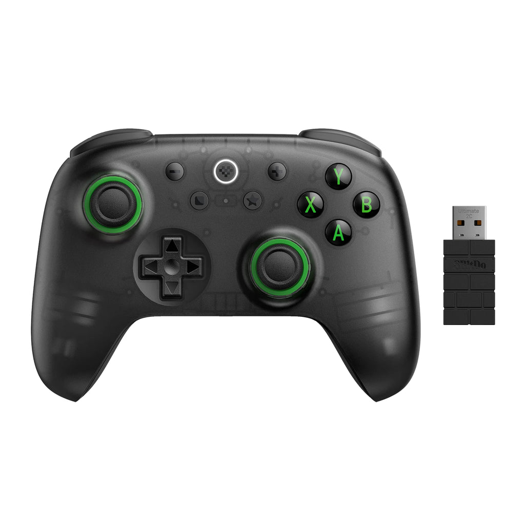 8BitDo Ultimate 2C Wireless Controller Gamepad With Hall Joystick for PC Windows 10/11 Steam Deck Raspberry Pi Android