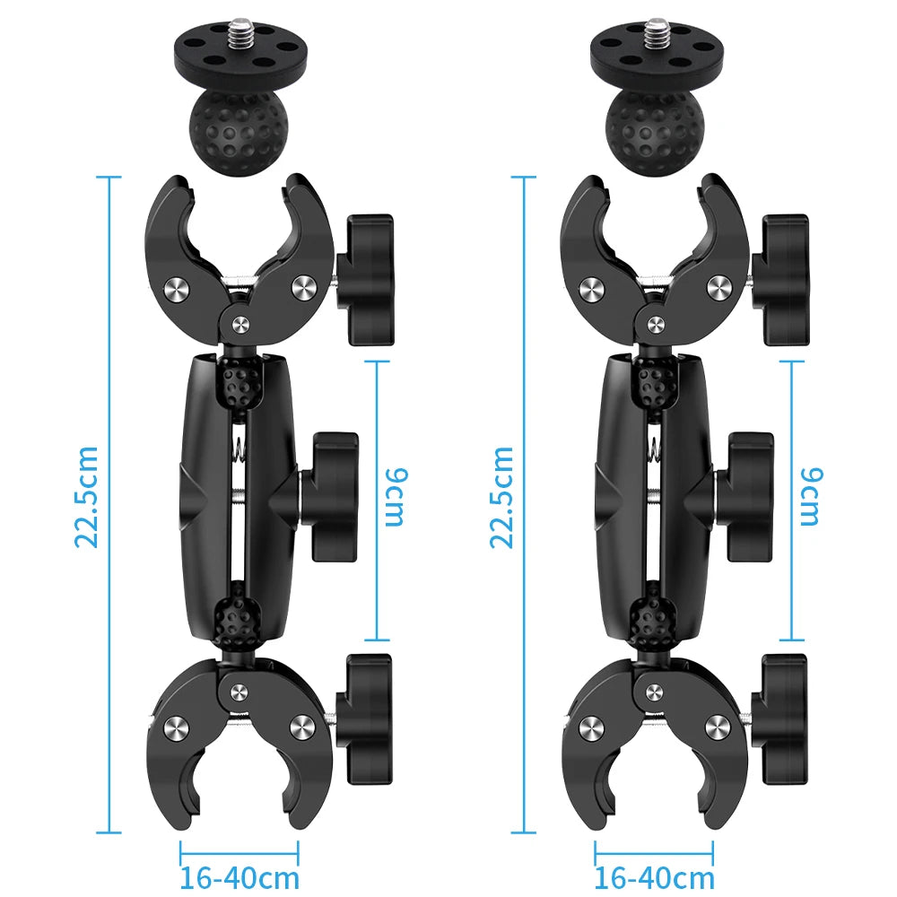 For Insta360 x2 x3 x4 x5 Motorcycle Bike Mount Selfie Stick for Insta 360 x2 x3 x4 x5 Moto Monopod Handlebar Accessories Kit