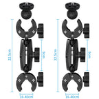 For Insta360 x2 x3 x4 x5 Motorcycle Bike Mount Selfie Stick for Insta 360 x2 x3 x4 x5 Moto Monopod Handlebar Accessories Kit