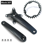 170 104BCD 64BCD MTB Bicycle Crank set Square taper Crank Mountain Bike Crankset 30T~42T Chainring For 8 9 10 11 speed chain