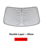 Tesla Model 3 Front Windshield Sunshade 6-Layer Upgraded Y S X Sunshade Automatic Block Summer Sunscreen Heat Shield Cover