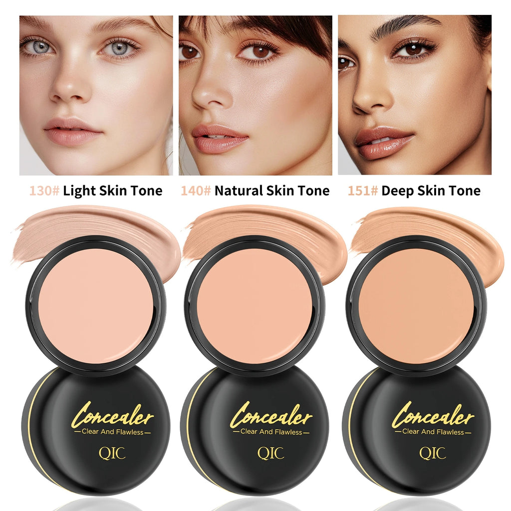 Waterproof Full Coverage Concealer for Tattoos, Scars - Natural Finish Foundation for All Skin Tones & Types