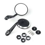 New Motorcycle Handlebar Rearview Side Mirrors Bar End Mirror Kit For Street Triple S 765 765RS 765R Bobber T120 Daytona 660 675