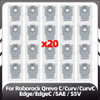 Fit for Roborock Qrevo C/Curv/CurvC/CurvC PRO/Edge/EdgeC/5AE/S5V/S5X/5AI/5XC Main Side Brush HEPA Filter Mop Pad Dust Bag Parts
